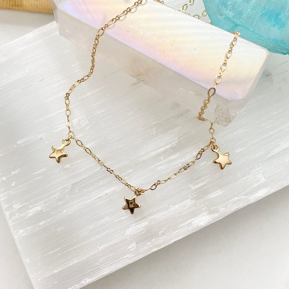 Mini Dangly Star Necklace