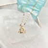 Sonia Stamped Mini Moon Necklace