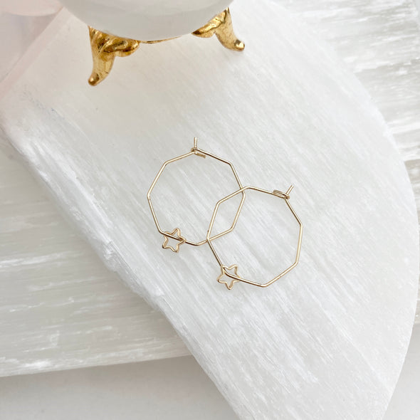 Octagon Hoops With Stars
