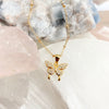 Alicia Cubic Zirconia Butterfly Necklace