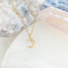 Tiara Mini Moon Necklace