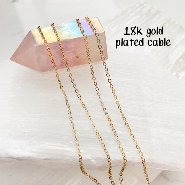 Simple Long Cylinder Bar Necklace