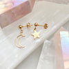 Jacelle Moon And Star Earrings