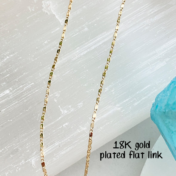 Mini Gold Moon Necklace