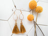 Meliah Tassel Gem Earrings