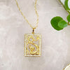 Ling Ling Cubic Zirconia Lucky Dragon Necklace